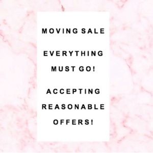 MOVING SALE